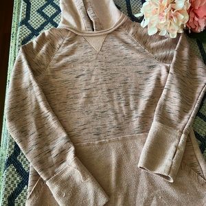Light pink hooded sweatshirt